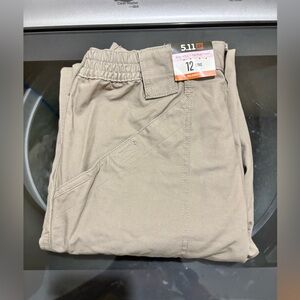 5.11 Tactical women’s khaki tactical pants size 12L